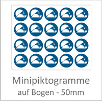 Minipikogramme DIN ISO 7010